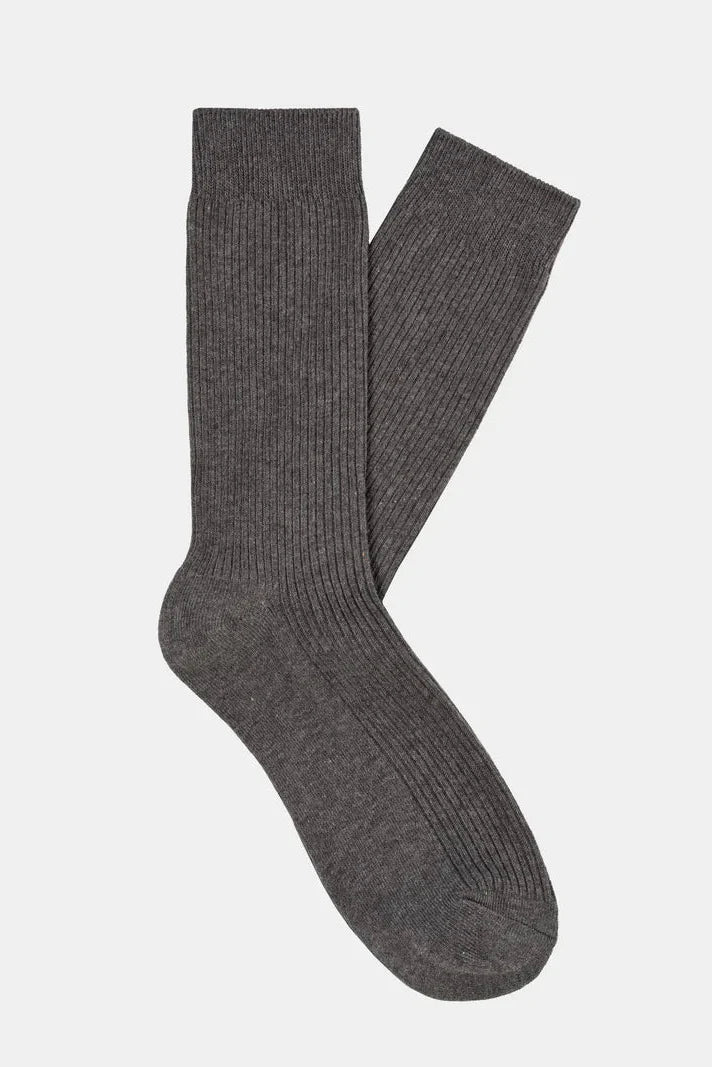 CAMEO RIBBED MID SOCKS - 4 PAKKAUS